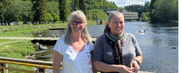Mona Lien Gjevik og Kathrine Skibnes.
