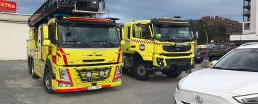 Brannbiler på Saupstad